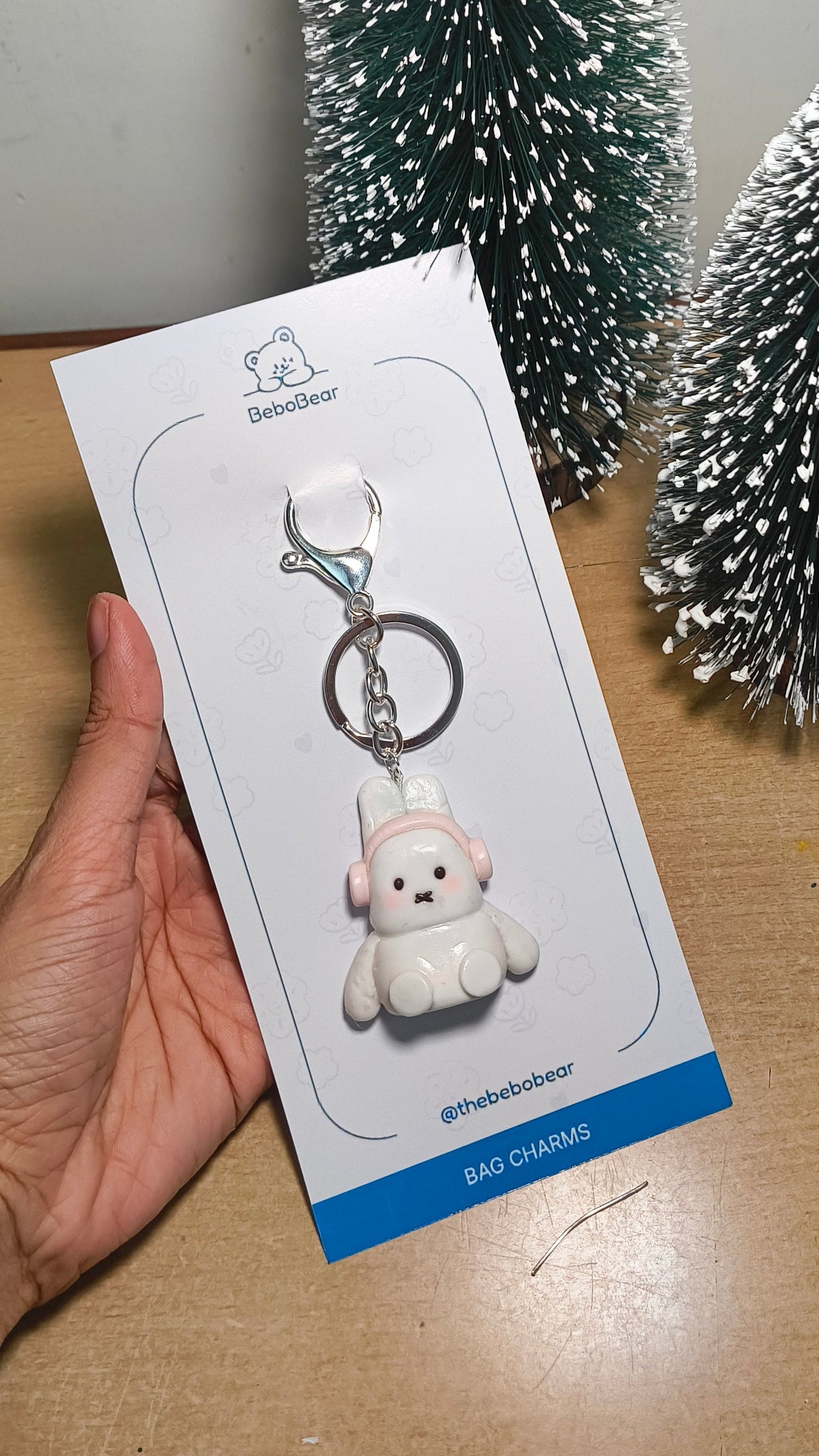 Miffy Porcelain Clay Bag Charm